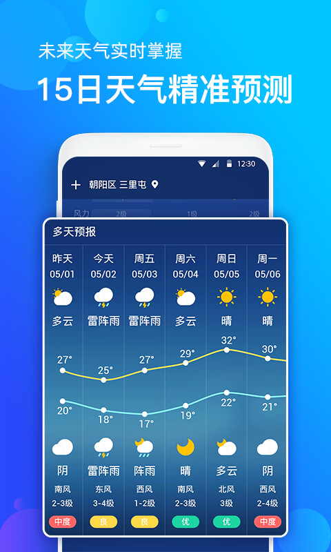 企鹅天气预报截图2